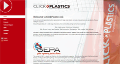 Desktop Screenshot of clickplastics.com